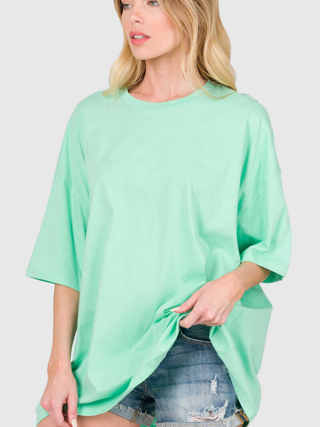 Oversized 100% cotton T-shirt
