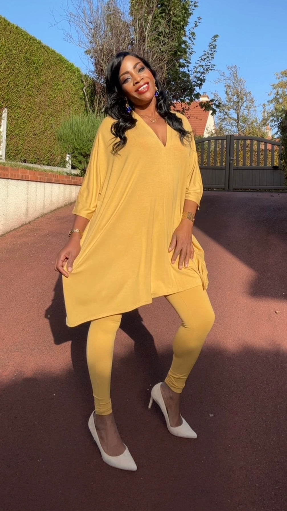 2 Piece Crop Top Legging Set