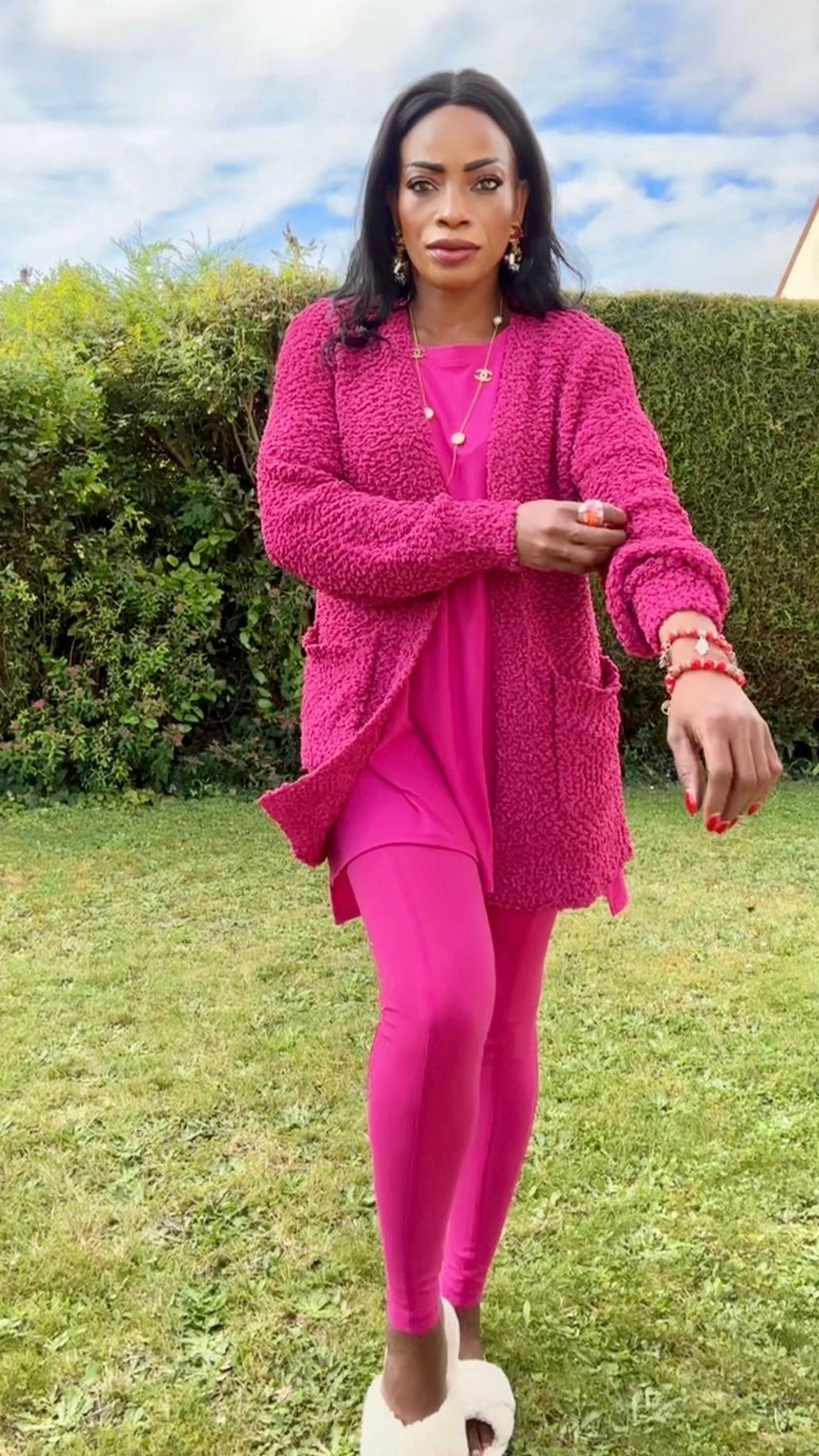 Ensemble Détente Stretch, t-shirt et legging avec poches