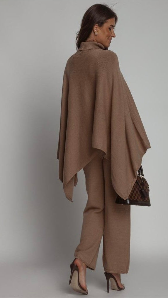 Mid-length flared cardigan