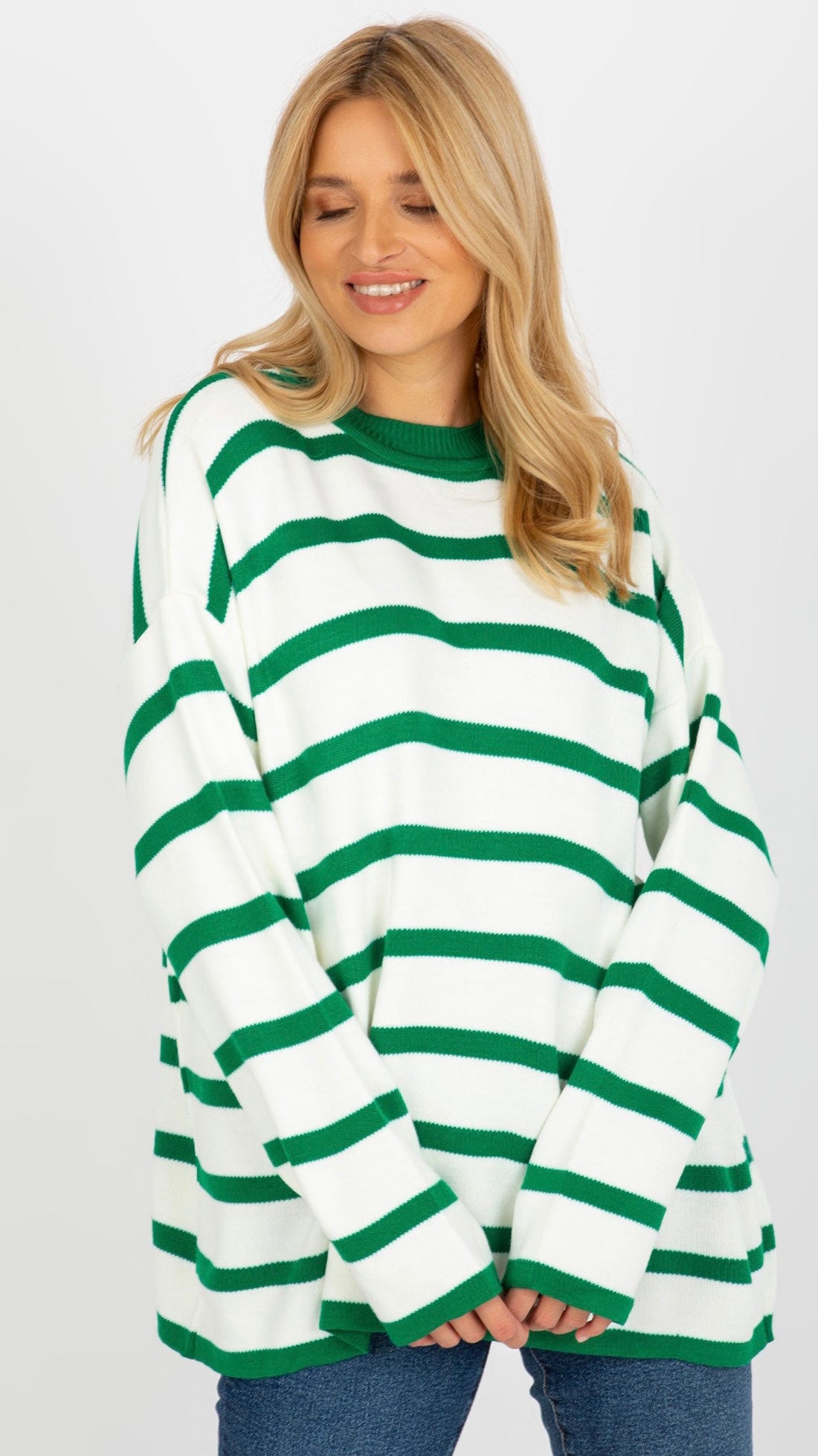 Mid-length flared cardigan