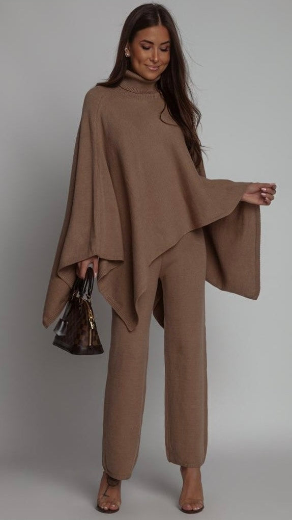 Mid-length flared cardigan