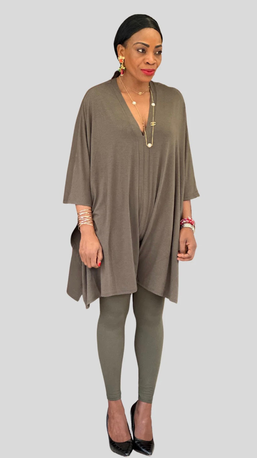 2 Piece Crop Top Legging Set