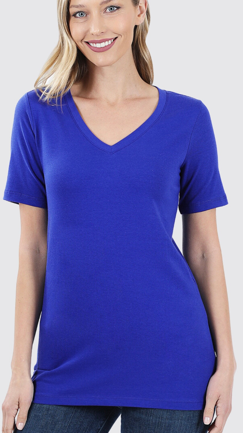 Spring Blue Short Sleeve Tee