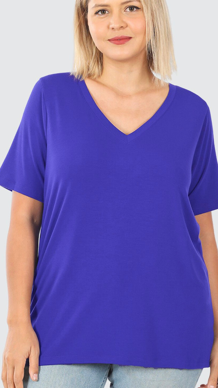 Spring Blue Short Sleeve Tee