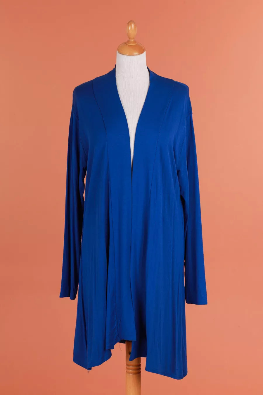 Cardigan mi-long ouvert devant