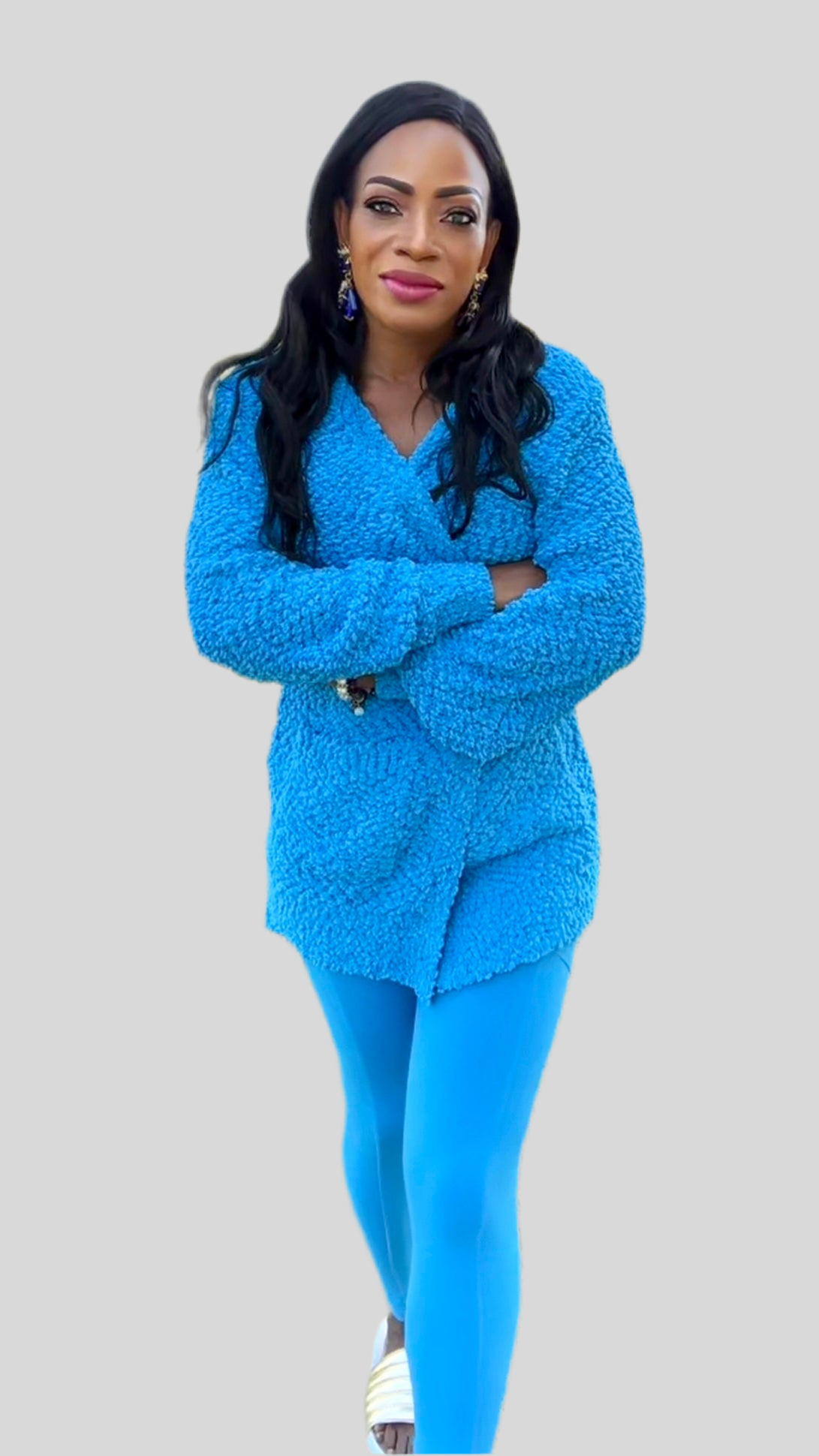 Ensemble Cardigan, t-shirt et legging avec poches