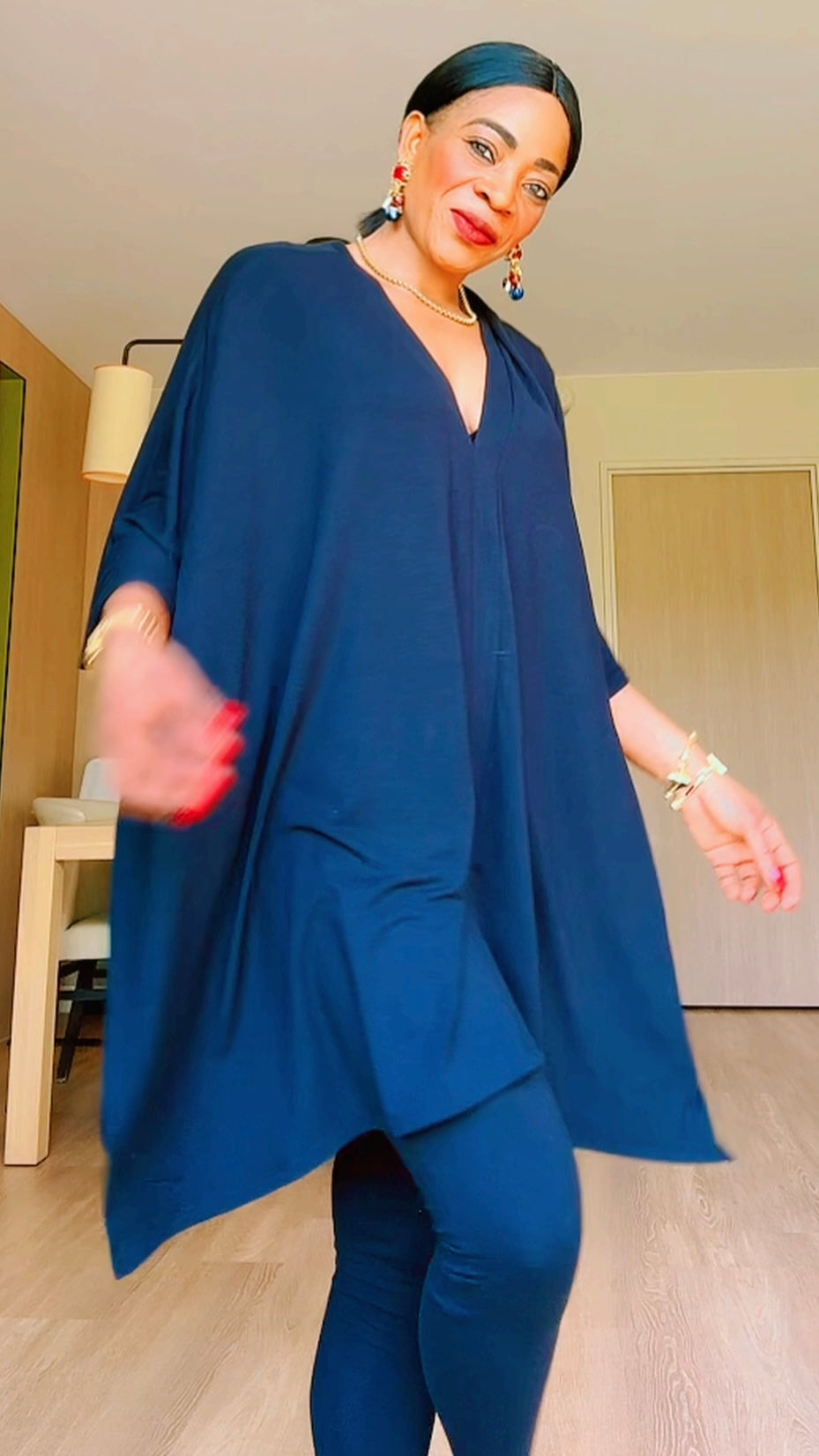Ensemble Poncho Mary &amp; legging