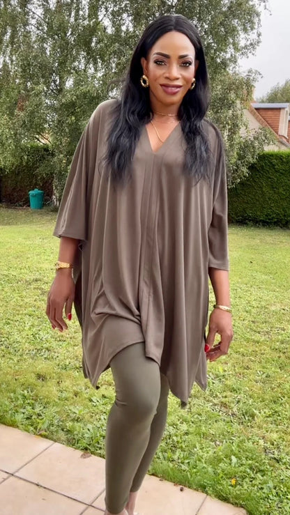 2 Piece Crop Top Legging Set