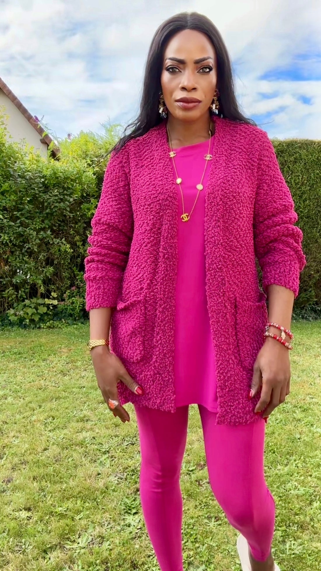 Ensemble Détente Stretch, t-shirt et legging avec poches